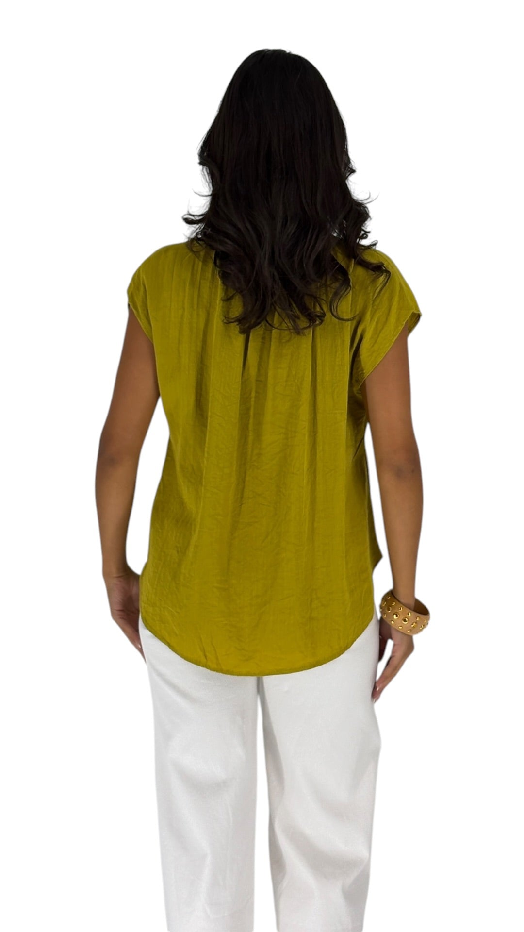 Tulipan Chartreuse Top