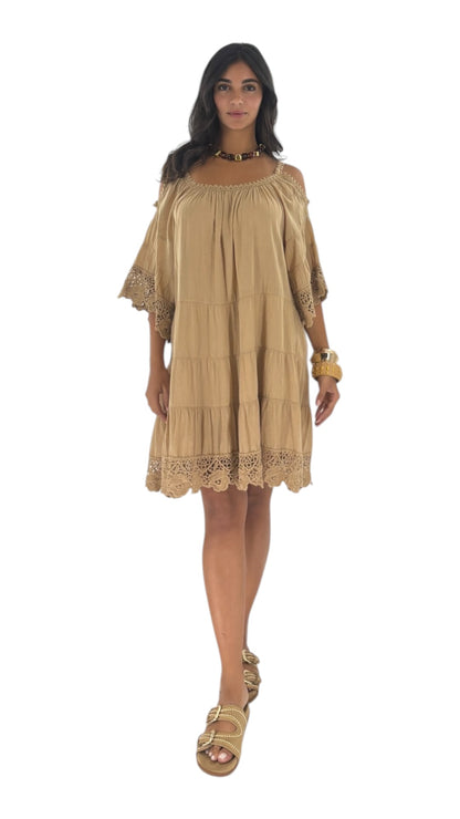 Bana Camel Dress
