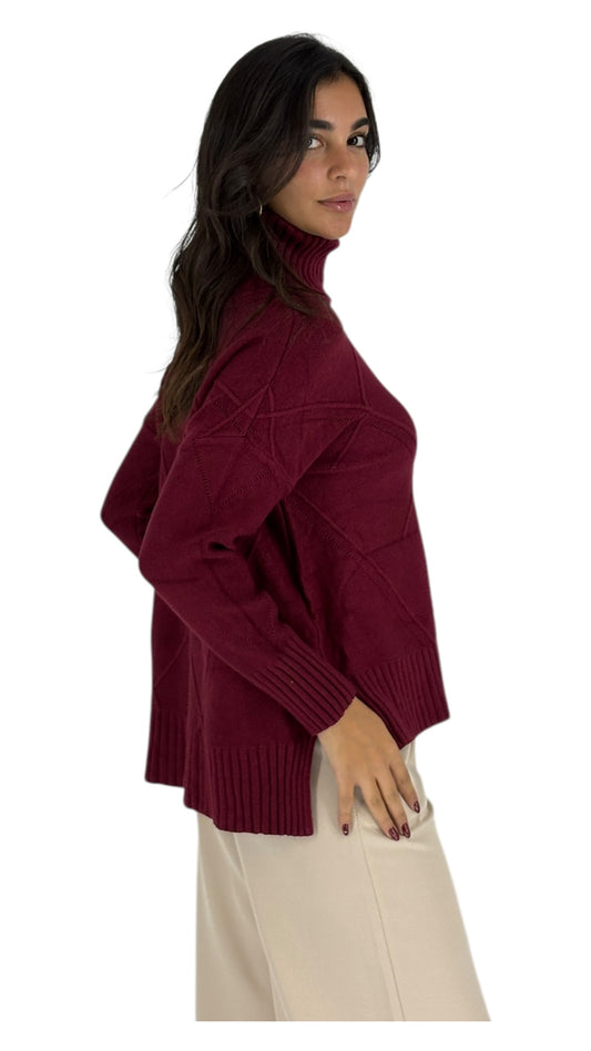 Cala Burgundy Sweater