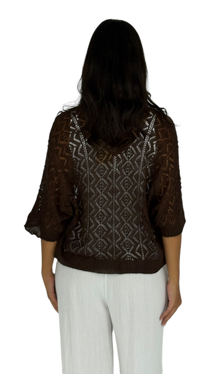 Mais Brown Cardigan
