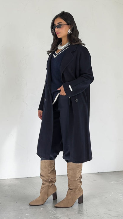 Asma Navy Coat
