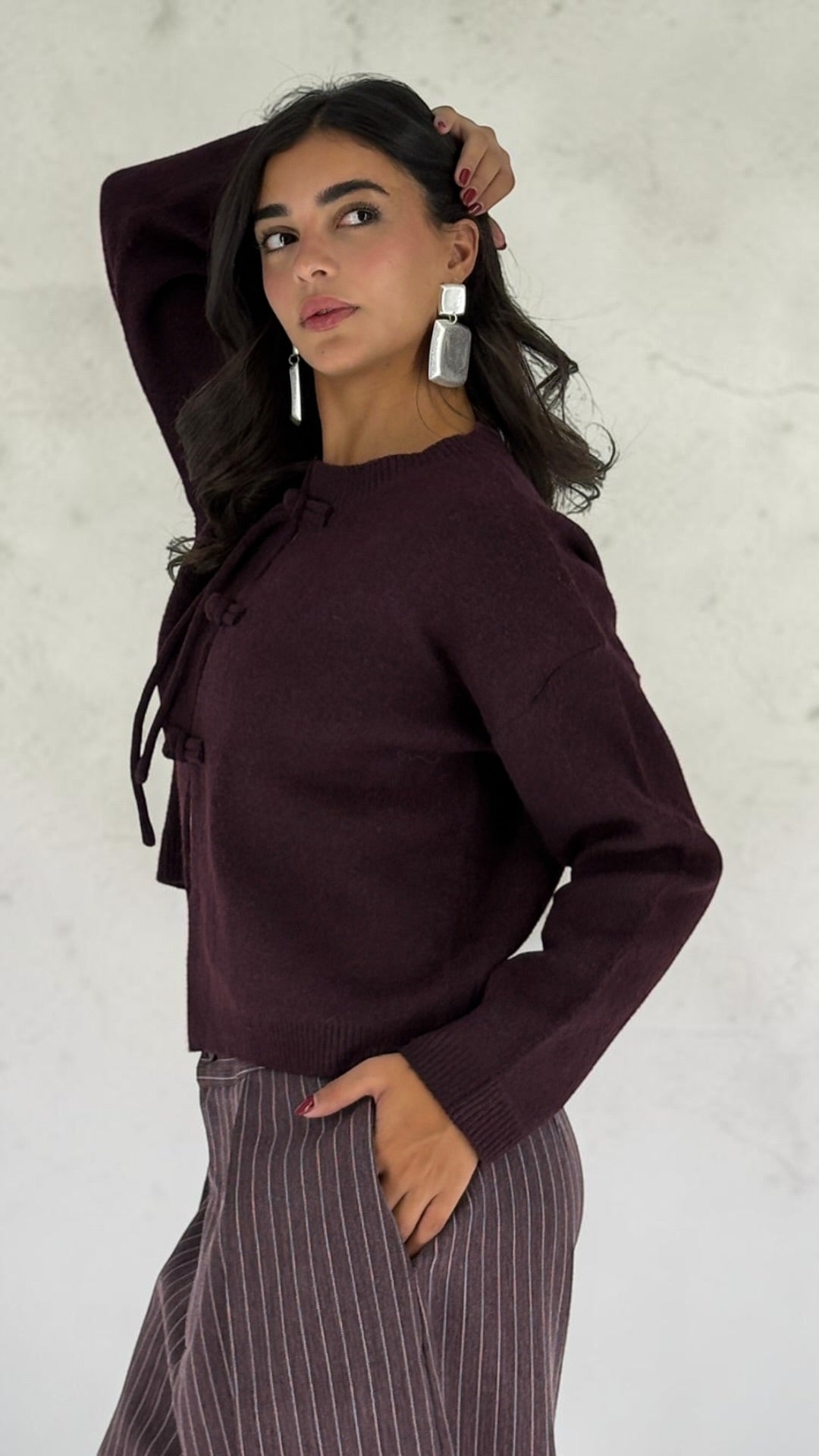 Mars Toggle-Button Cardigan