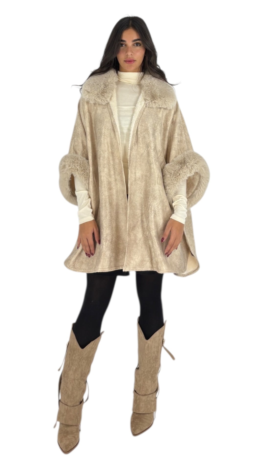 Nardi Beige Poncho