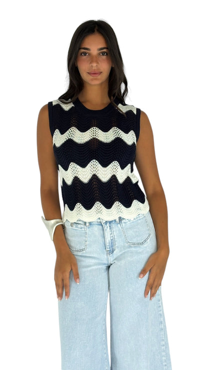 Rwand Navy Top