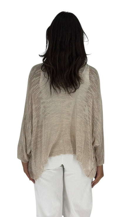 Albina Beige Cardigan