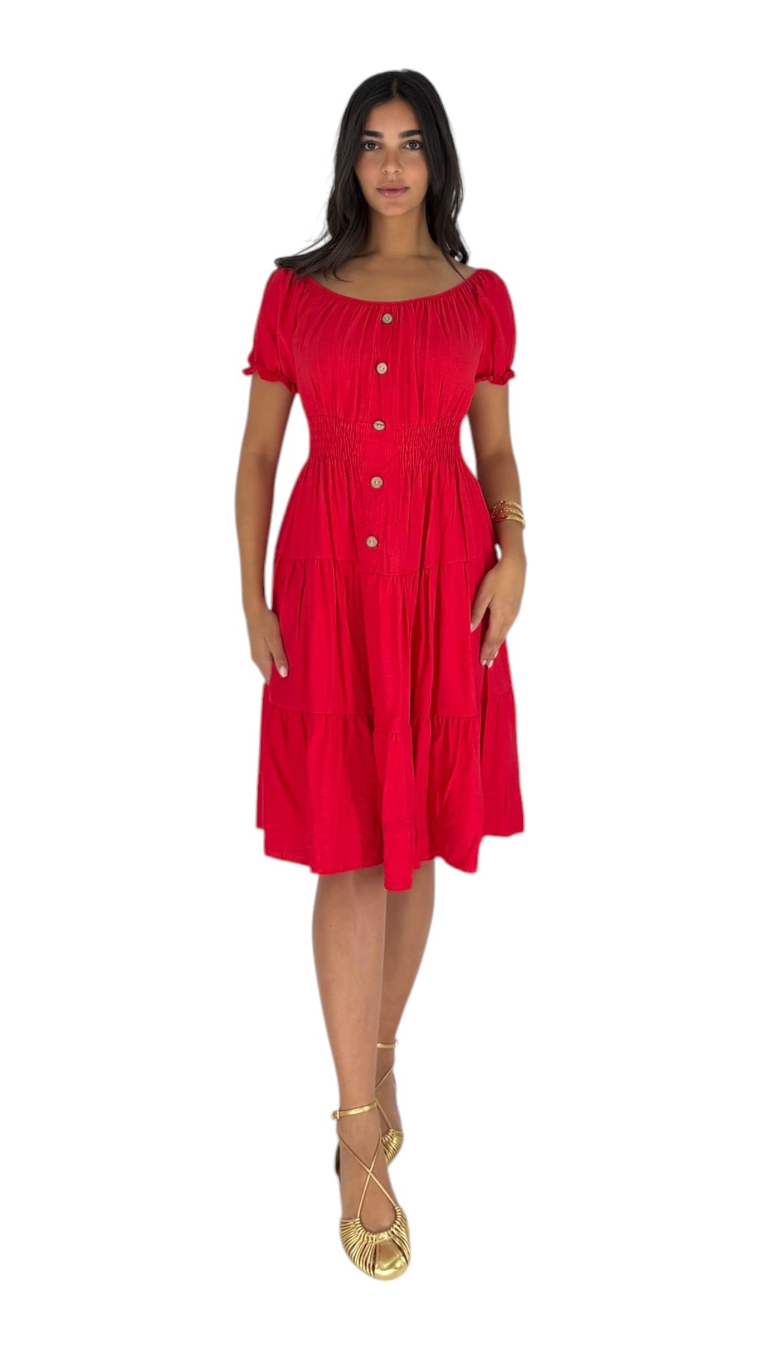 Ezia Red Dress