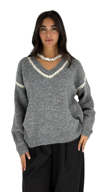 Donia Grey Sweater