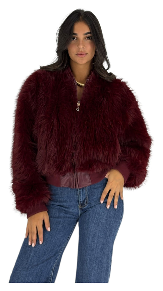 Harper Burgundy Jacket