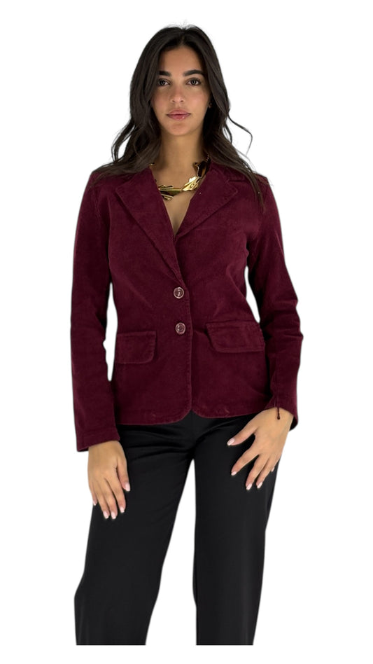 Lucia Maroon Blazer