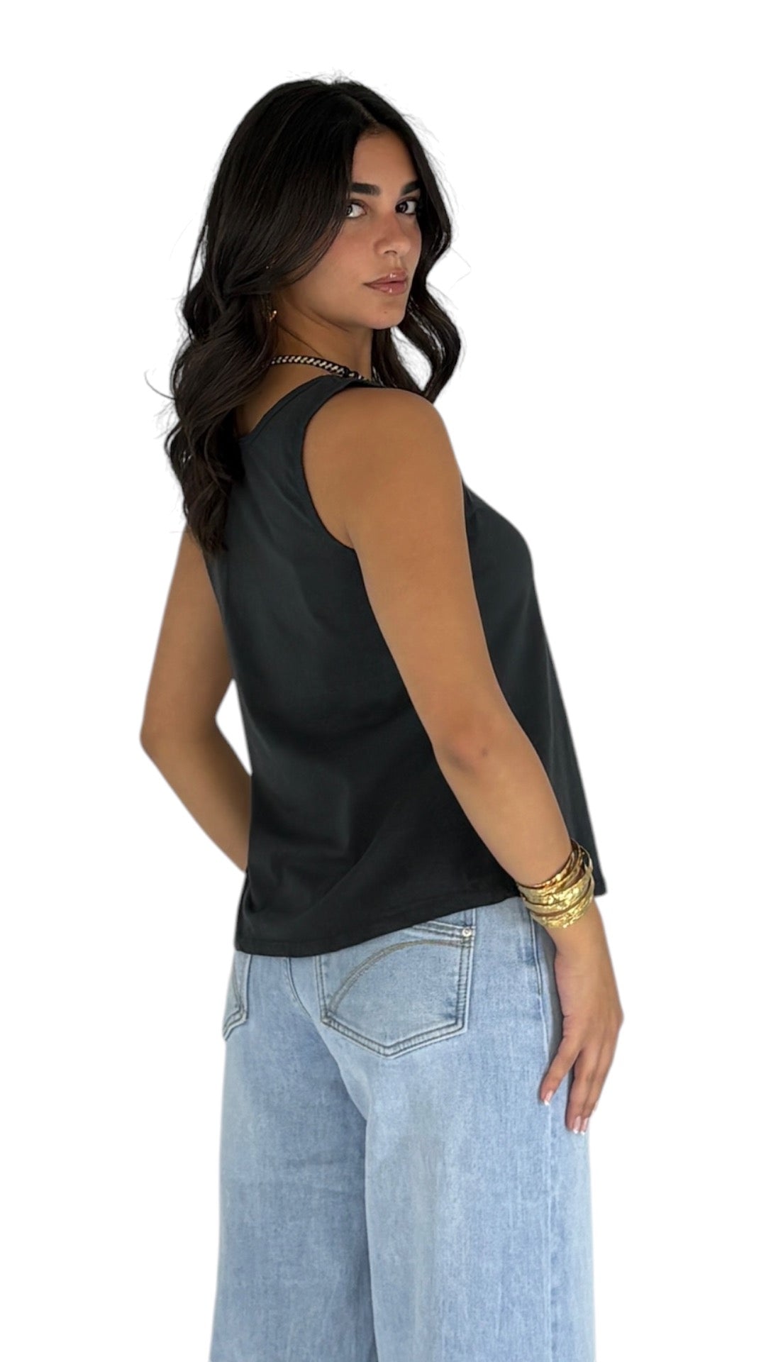 Shahd Grey Top