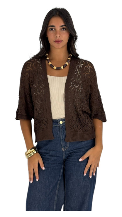 Mais Brown Cardigan