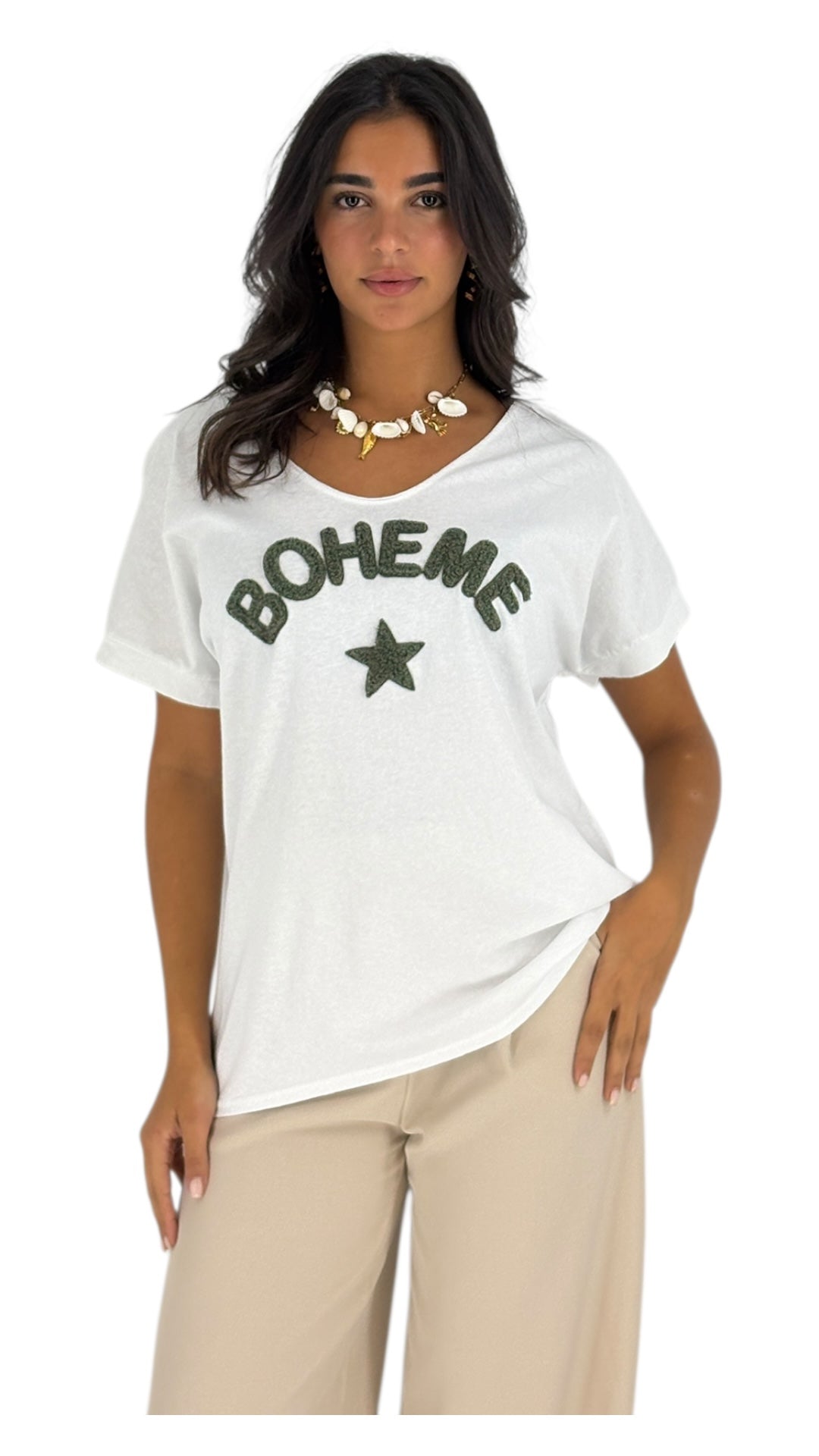 Boheme Kaki T-shirt