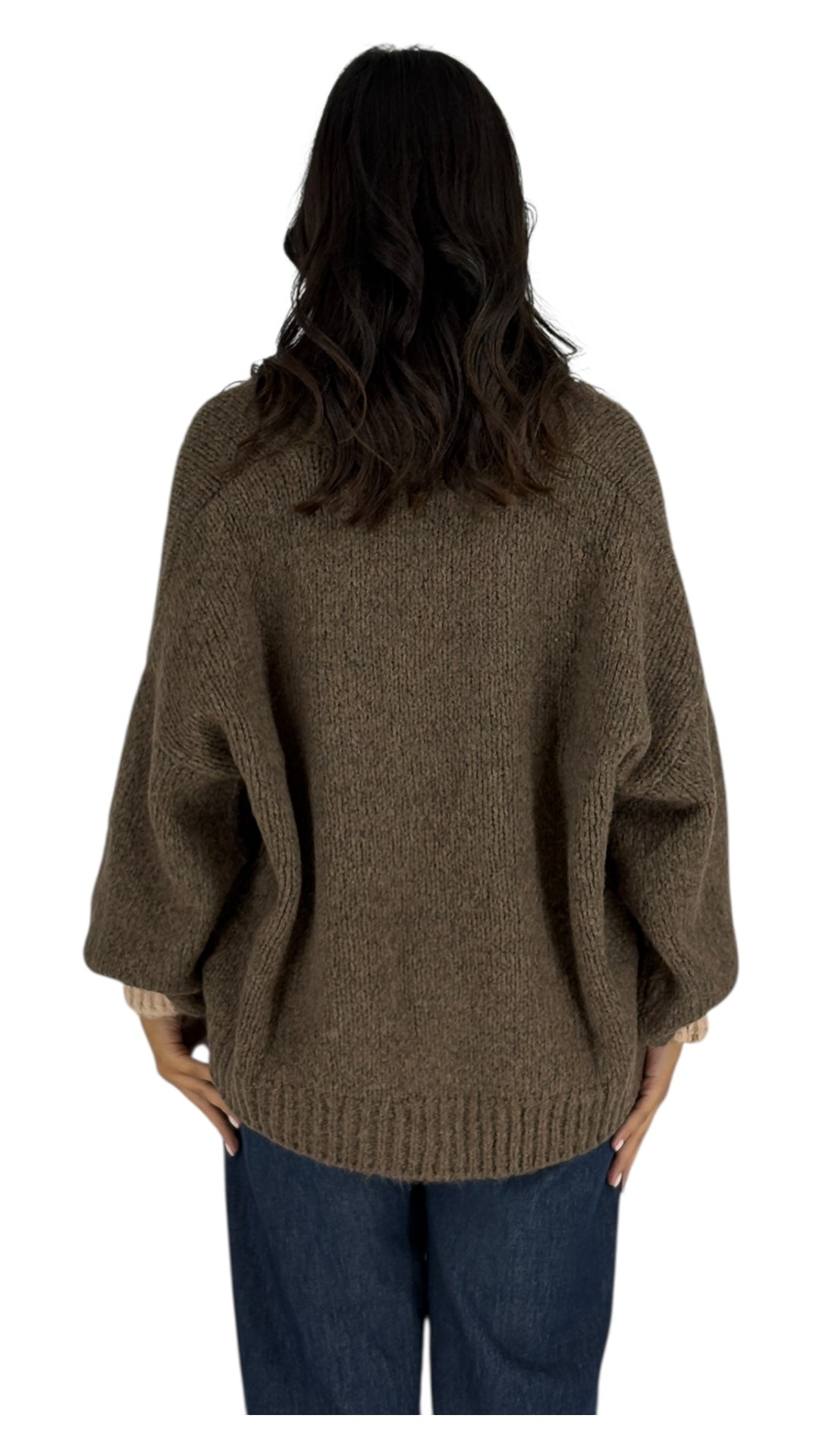 Maria Brown Cardigan