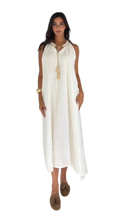 Ghader Cream Dress