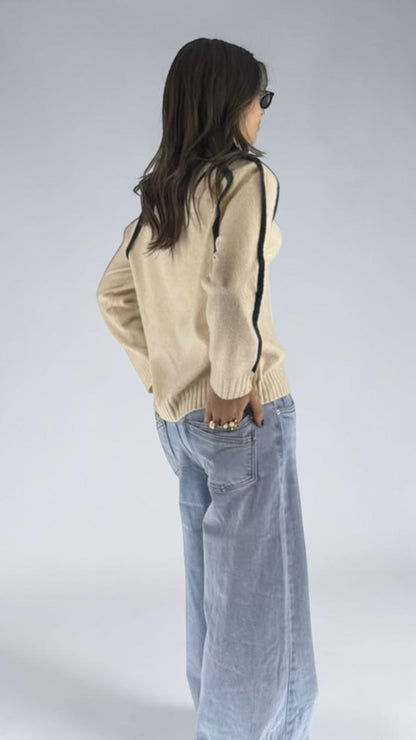Naira High Neck Sweater