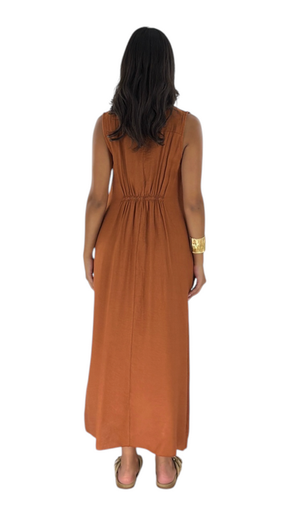 Lune Terracotta Dress