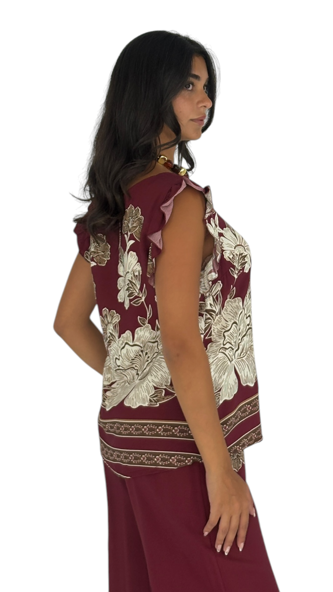 Amani Burgundy Top