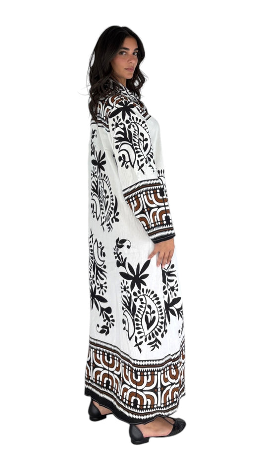 Idal White/Black Dress