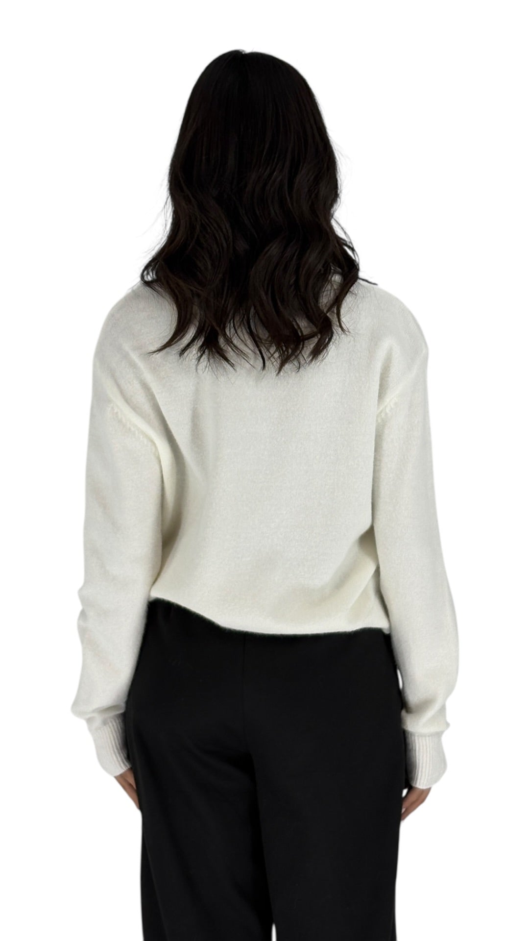 Nael White Cardigan