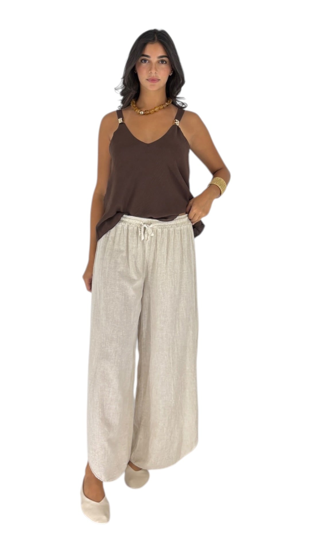 Pansy Beige Pants