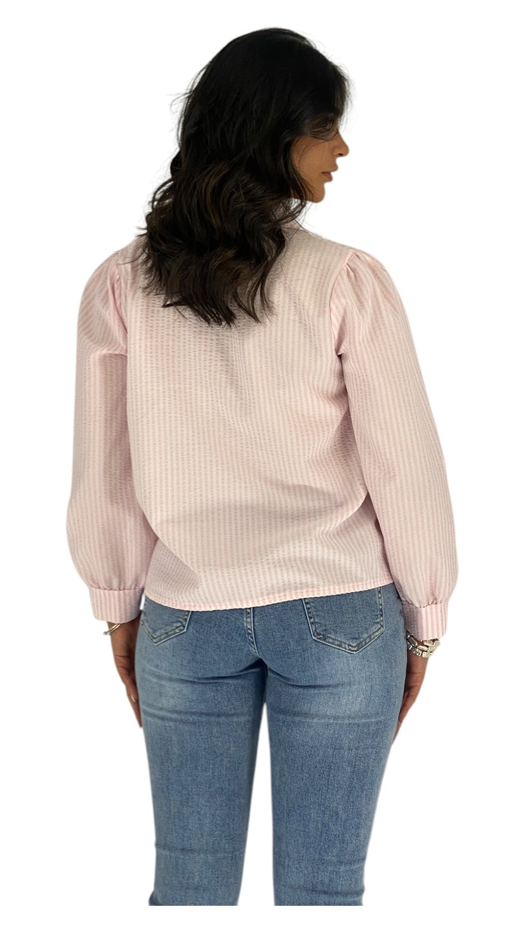 Fawn Pink/White Shirt