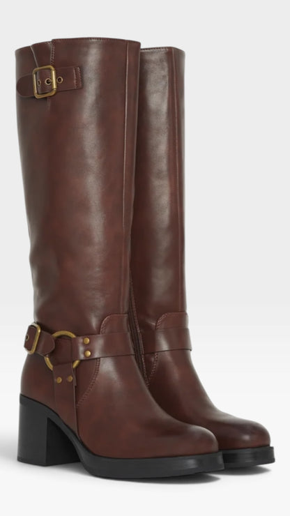 Binka High Boots With Buckles