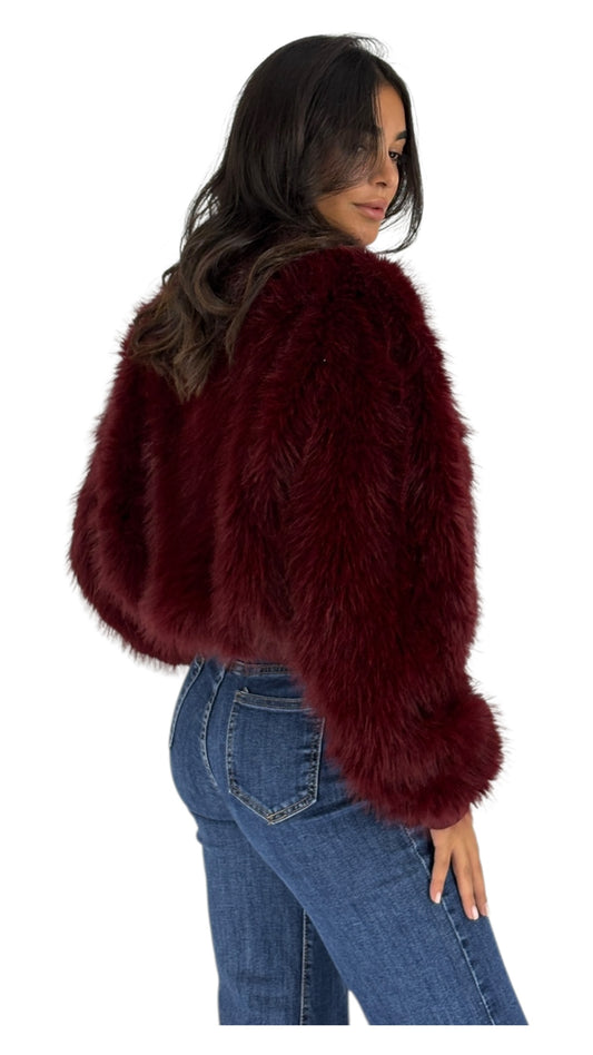 Harper Burgundy Jacket