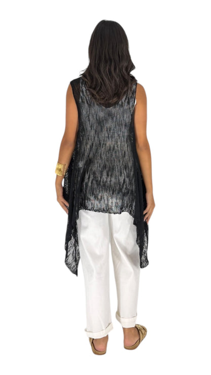 Josie Black Vest