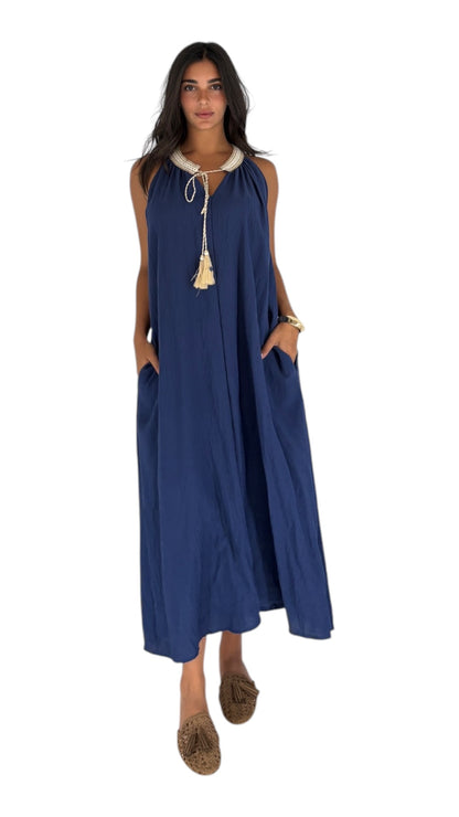 Ghader Navy Dress