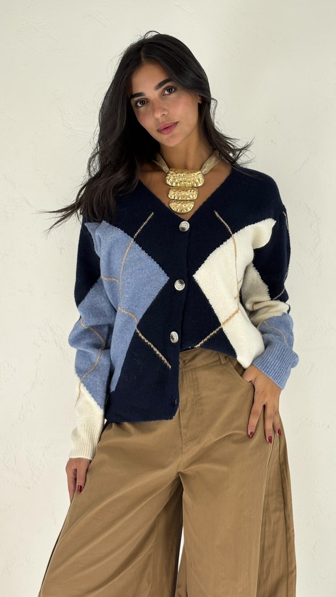 Lalic Diamond Shape Cardigan