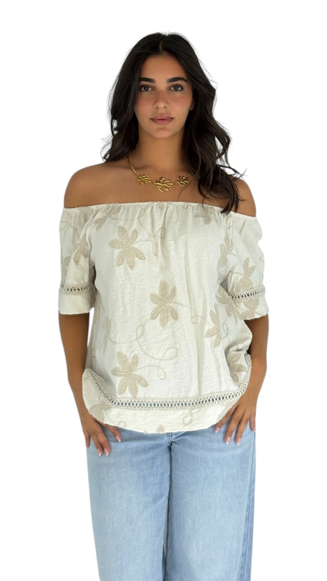 Mari Beige Top