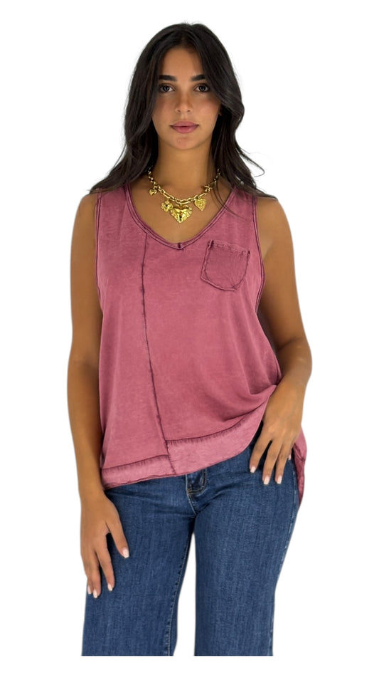 Sahar Mauve Top
