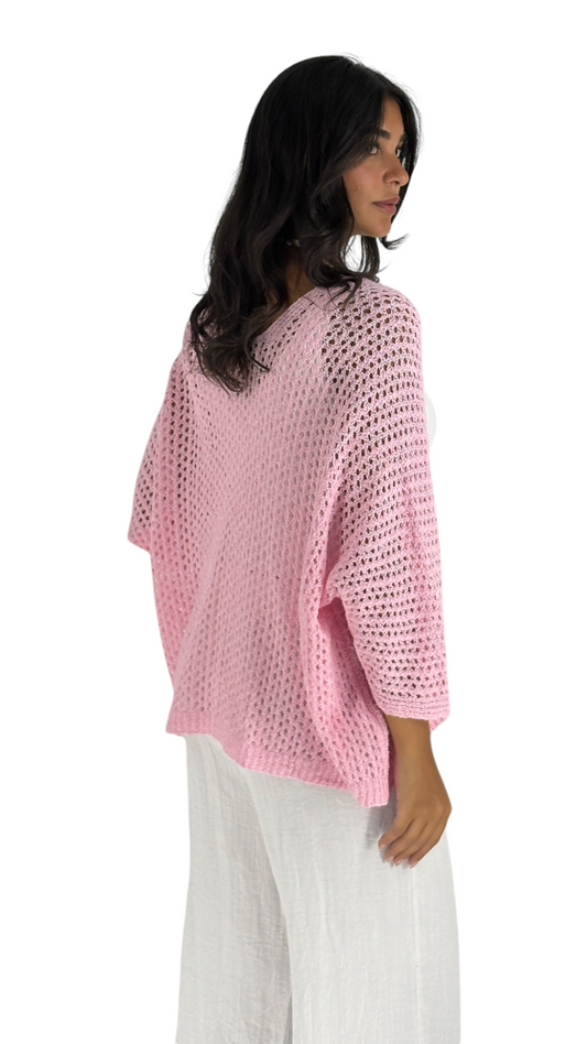 Arjet Pink Cardigan