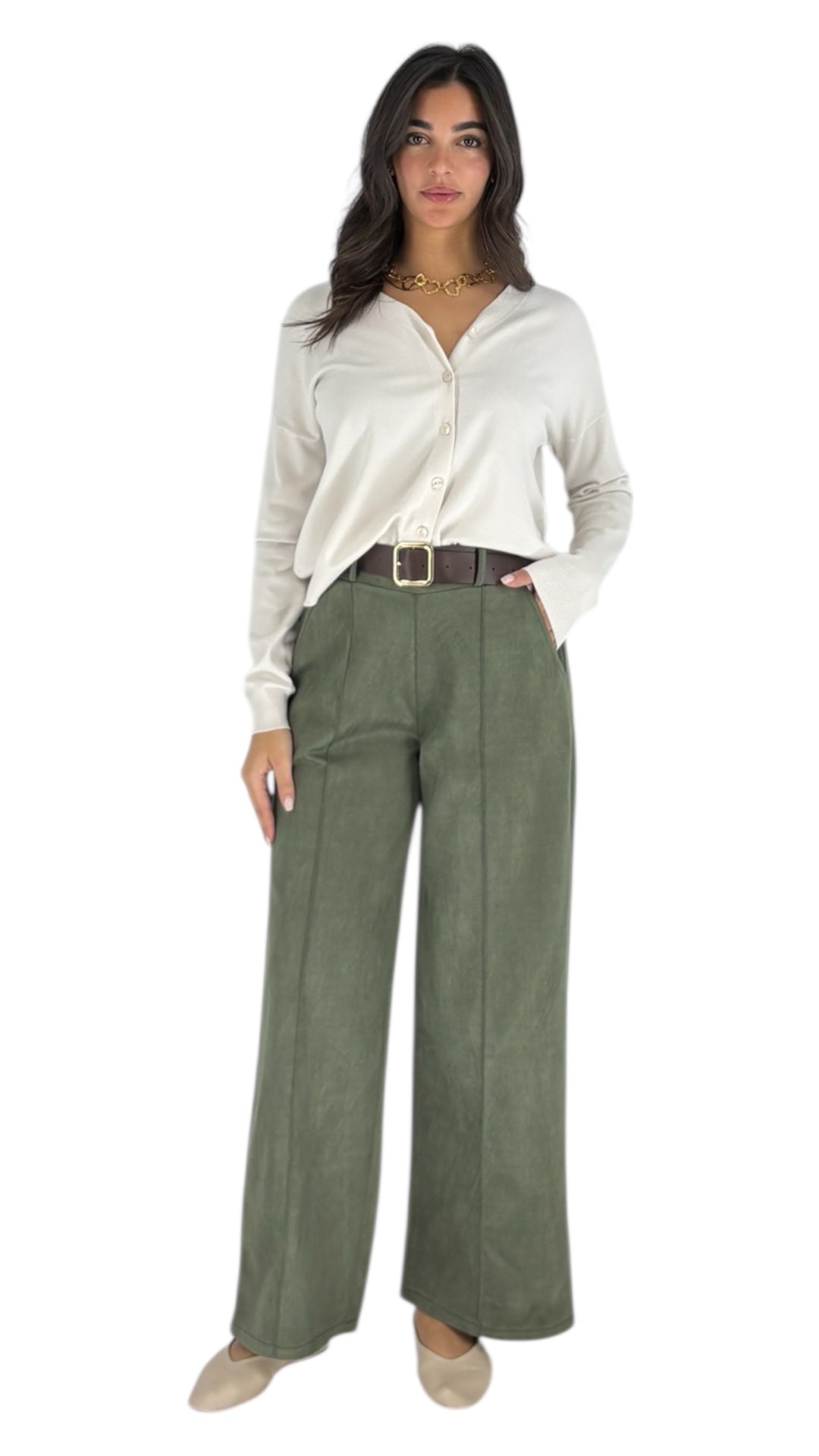 Sutton Olive Pants