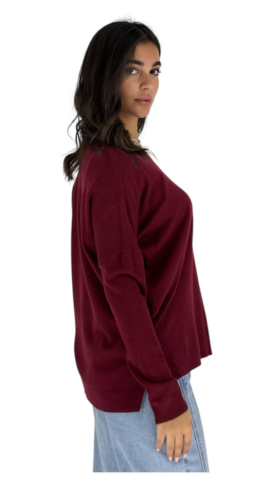 Lira Maroon Sweater