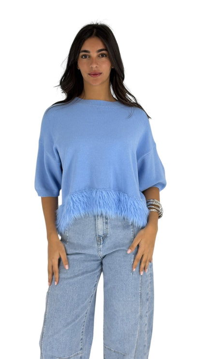 Azra Blue Top