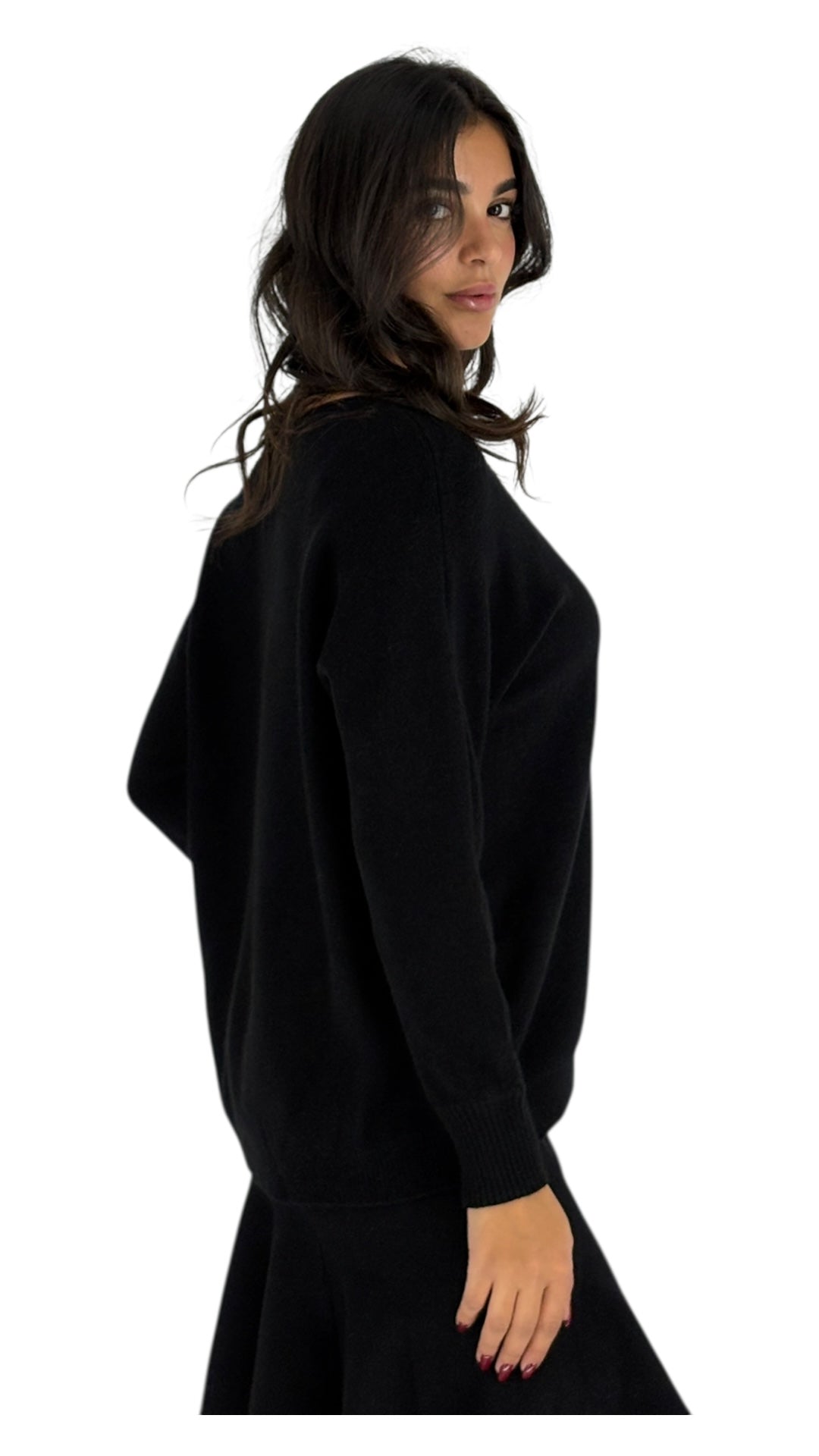 Andria Black Sweater