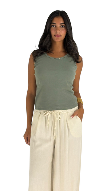 Hend Kaki Top