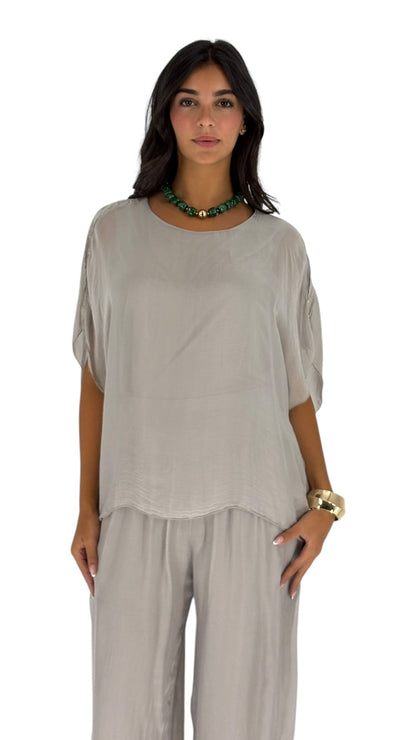 Alia Taupe Top