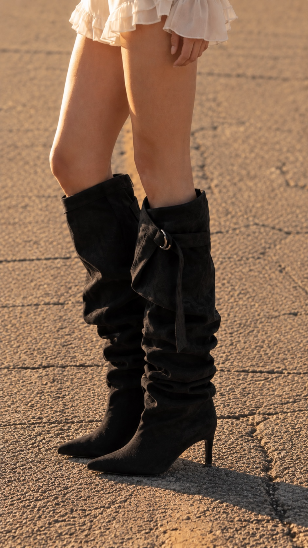 High Boots Decorative Strap