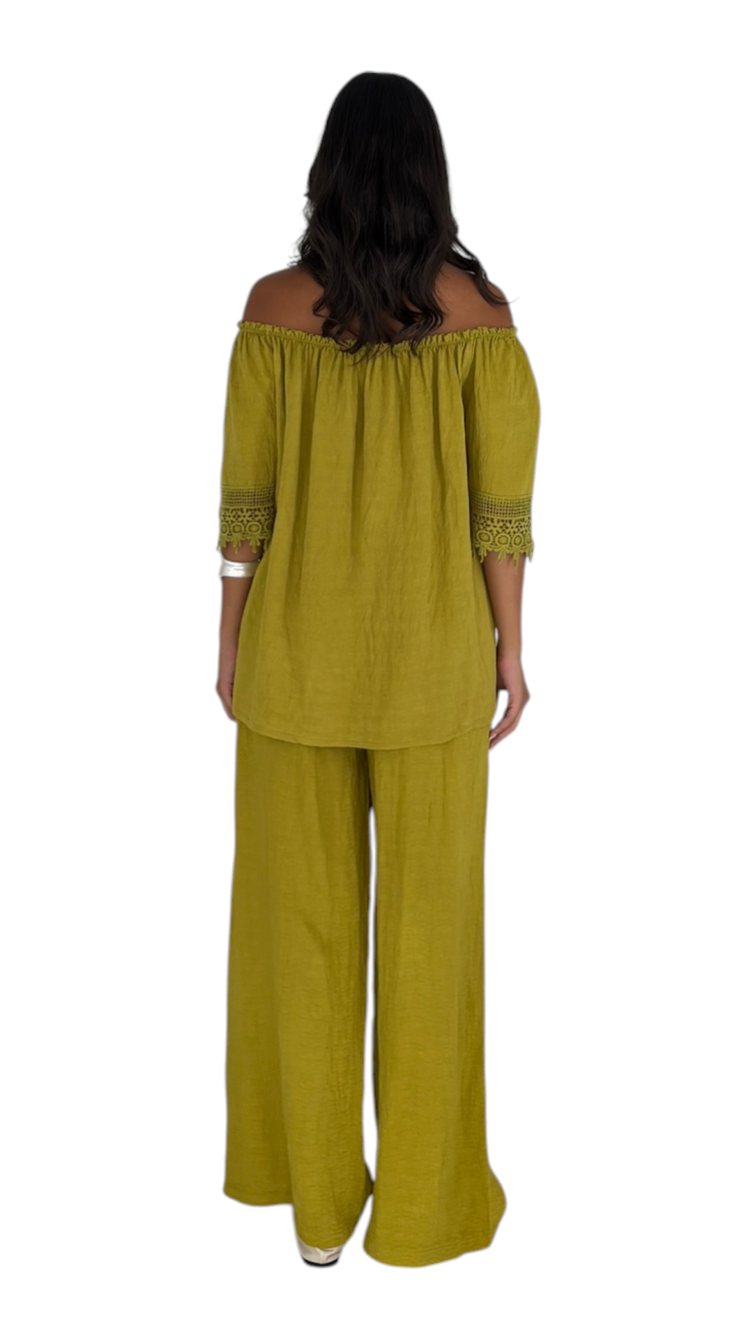 Liz Chartreuse Pants