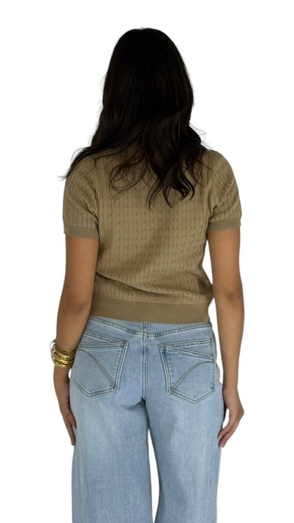 Brille Camel Top