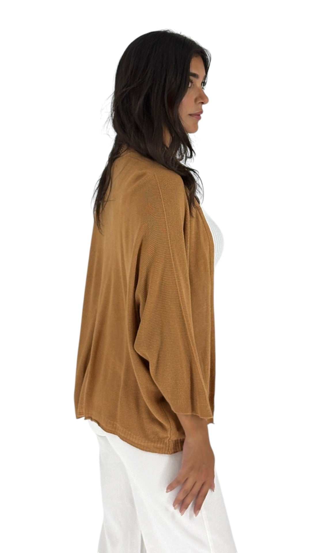 Jihan Caramel Cardigan