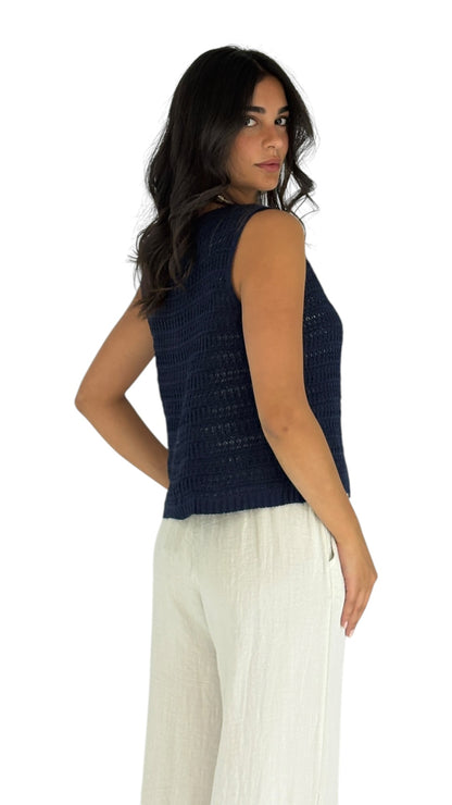 Jida Navy Vest