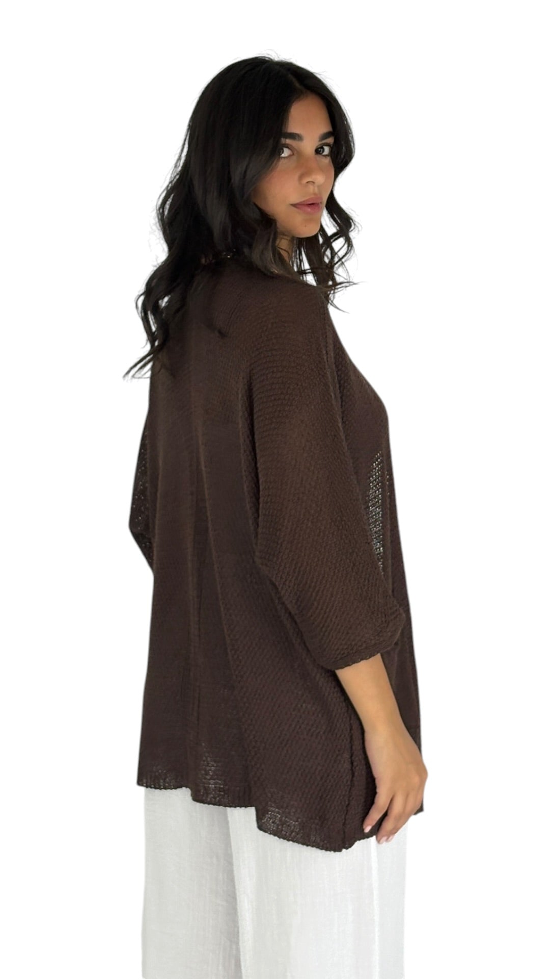 Locs Brown Cardigan