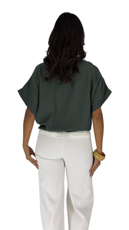 Suzan Olive Top