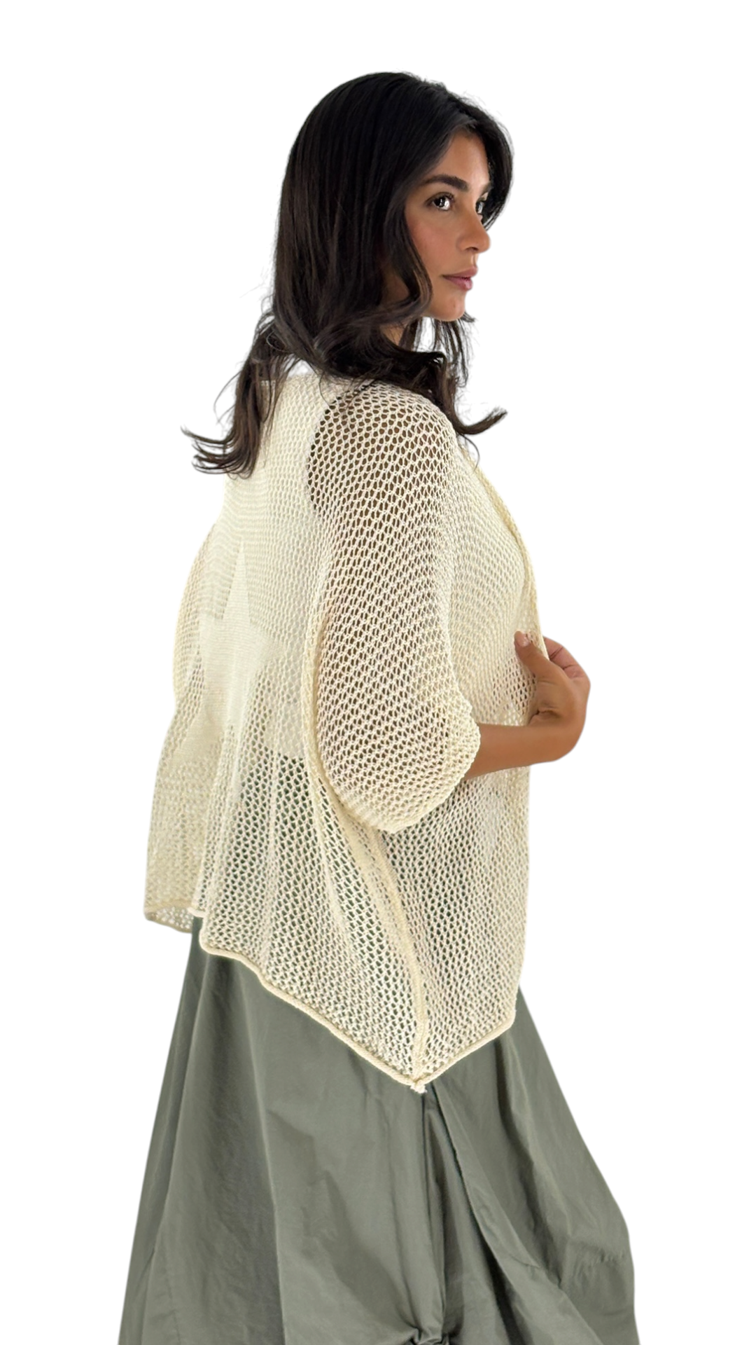 Star Cream Cardigan