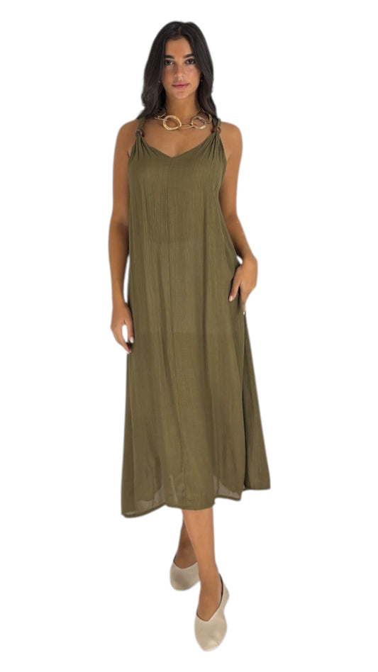Nolan Olive Green Dress