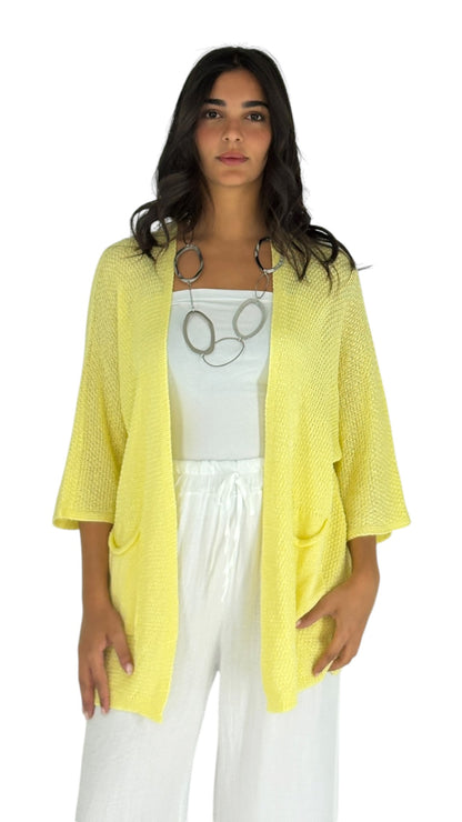 Locs Yellow Cardigan