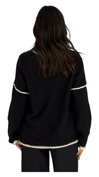 Baida Black Sweater